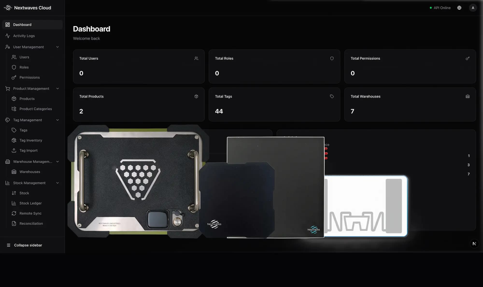 Nextwaves RFID Dashboard