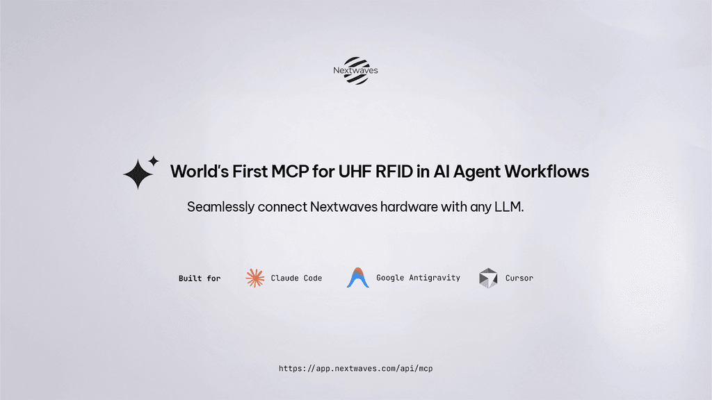 The World's First MCP for UHF RFID: Bridging Physical Hardware with AI Agents