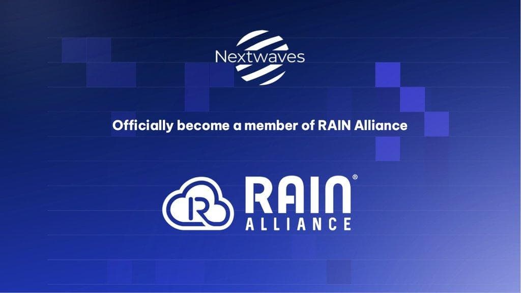 Nextwaves Industries officially joins the RAIN Alliance