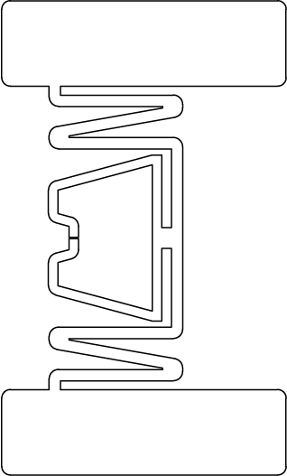 Wet Inlay NXP UCODE 9 50x30mm — chip design